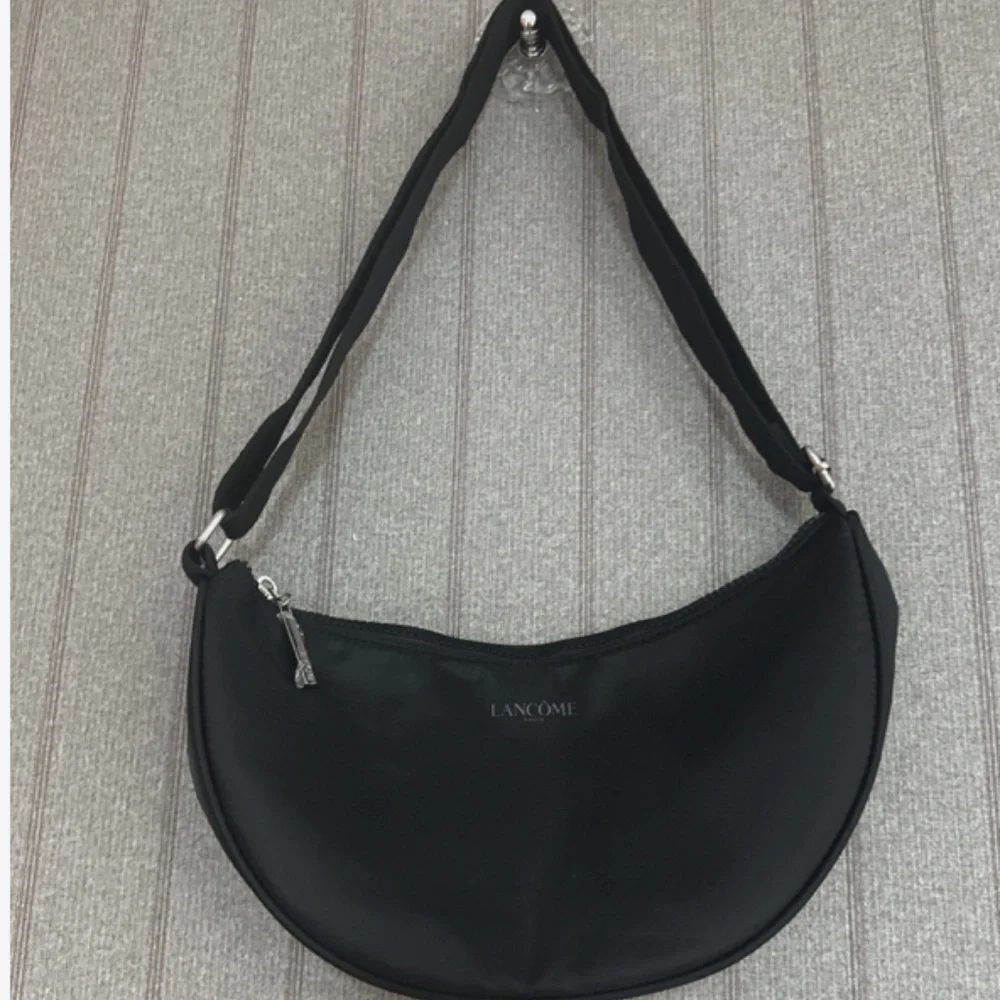 Lancome Nylon handbag with adjustable straps Black New